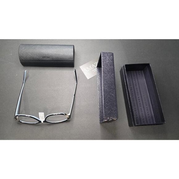 Eyeglasses Prada PR 3 VV KHR1O1 Top Black/Azure/Spotted Brown, 54/17/140 - Picture 6 of 6